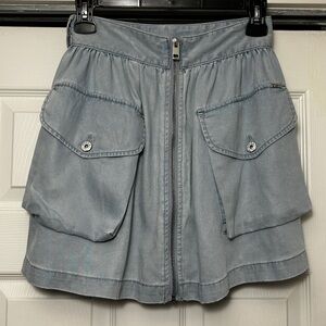 Diesel real Vintage Cargo Pocket Mini Skirt
Lyocell light blue 24 XS